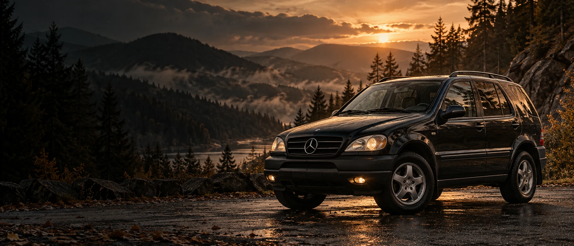 Художественная визуализация Mercedes-Benz ML W163